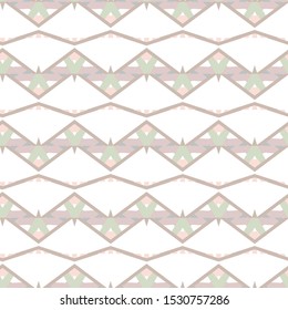 Seamless vector pattern in geometric ornamental style