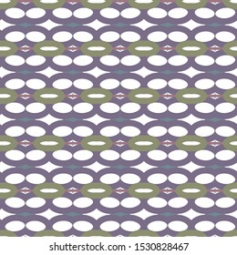 Seamless vector pattern in geometric ornamental style