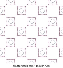 Seamless vector pattern in geometric ornamental style