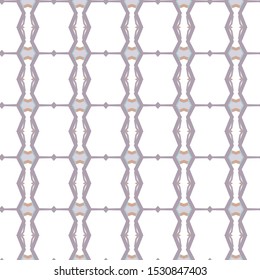 Seamless vector pattern in geometric ornamental style