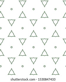 Seamless vector pattern in geometric ornamental style