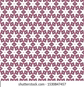 Seamless vector pattern in geometric ornamental style