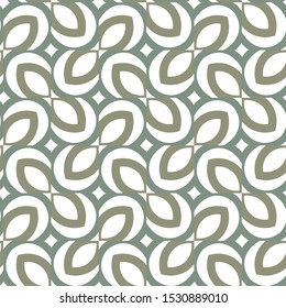Seamless vector pattern in geometric ornamental style