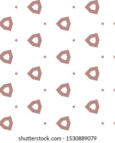 Seamless vector pattern in geometric ornamental style