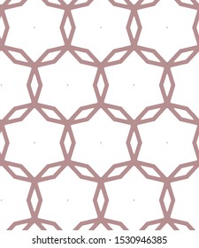 Seamless vector pattern in geometric ornamental style