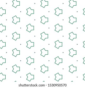 Seamless vector pattern in geometric ornamental style
