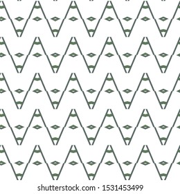 Seamless vector pattern in geometric ornamental style