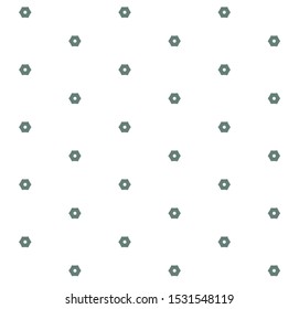 Seamless vector pattern in geometric ornamental style