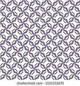 Seamless vector pattern in geometric ornamental style