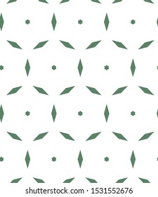 Seamless vector pattern in geometric ornamental style