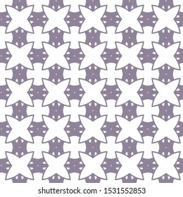 Seamless vector pattern in geometric ornamental style