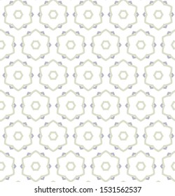 Seamless vector pattern in geometric ornamental style