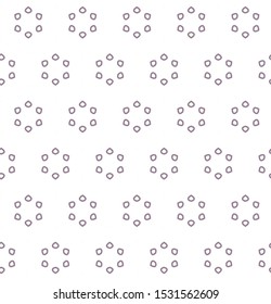 Seamless vector pattern in geometric ornamental style