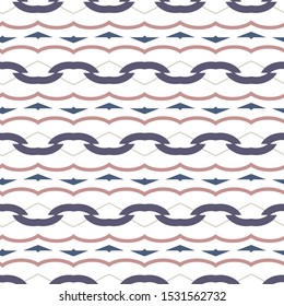 Seamless vector pattern in geometric ornamental style