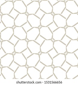 Seamless vector pattern in geometric ornamental style