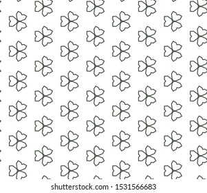 Seamless vector pattern in geometric ornamental style