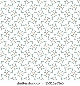 Seamless vector pattern in geometric ornamental style
