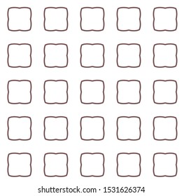 Seamless vector pattern in geometric ornamental style