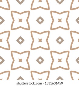 Seamless vector pattern in geometric ornamental style