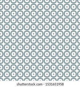 Seamless vector pattern in geometric ornamental style