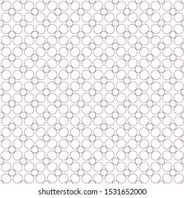 Seamless vector pattern in geometric ornamental style