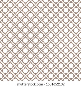 Seamless vector pattern in geometric ornamental style