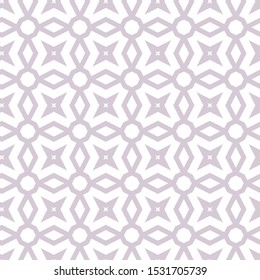 Seamless vector pattern in geometric ornamental style