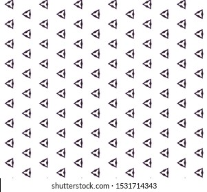 Seamless vector pattern in geometric ornamental style