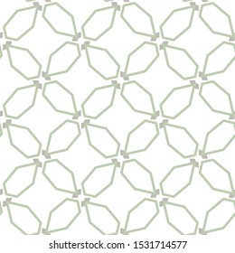 Seamless vector pattern in geometric ornamental style