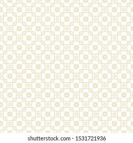 Seamless vector pattern in geometric ornamental style