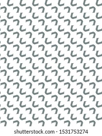 Seamless vector pattern in geometric ornamental style