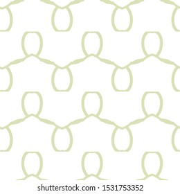 Seamless vector pattern in geometric ornamental style