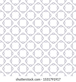 Seamless vector pattern in geometric ornamental style