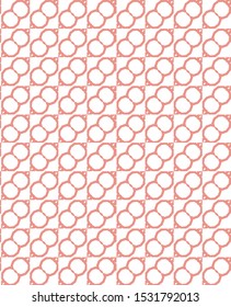 Seamless vector pattern in geometric ornamental style