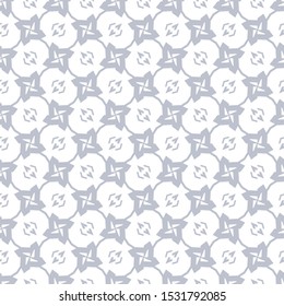 Seamless vector pattern in geometric ornamental style
