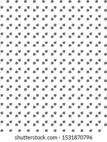 Seamless vector pattern in geometric ornamental style