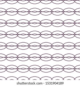 Seamless vector pattern in geometric ornamental style