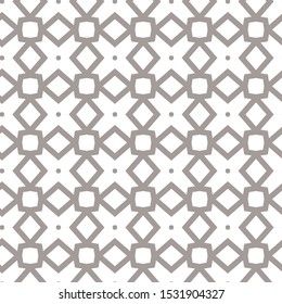 Seamless vector pattern in geometric ornamental style