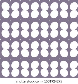 Seamless vector pattern in geometric ornamental style