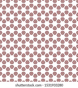 Seamless vector pattern in geometric ornamental style