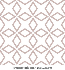 Seamless vector pattern in geometric ornamental style