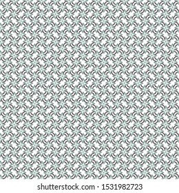 Seamless vector pattern in geometric ornamental style