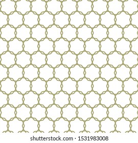Seamless vector pattern in geometric ornamental style