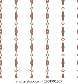 Seamless vector pattern in geometric ornamental style