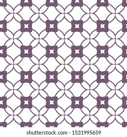 Seamless vector pattern in geometric ornamental style