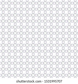 Seamless vector pattern in geometric ornamental style