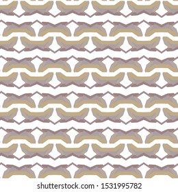 Seamless vector pattern in geometric ornamental style