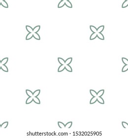 Seamless vector pattern in geometric ornamental style