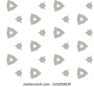 Seamless vector pattern in geometric ornamental style