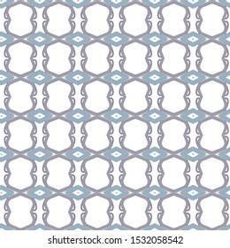 Seamless vector pattern in geometric ornamental style